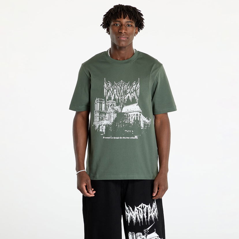 Tričko Wasted Paris Vault T-Shirt Granite Green Zelené | WP_000185