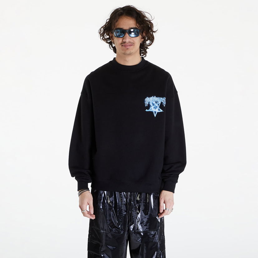 Mikina Wasted Paris Crew Neck Conjure Black Čierna | WP_000088