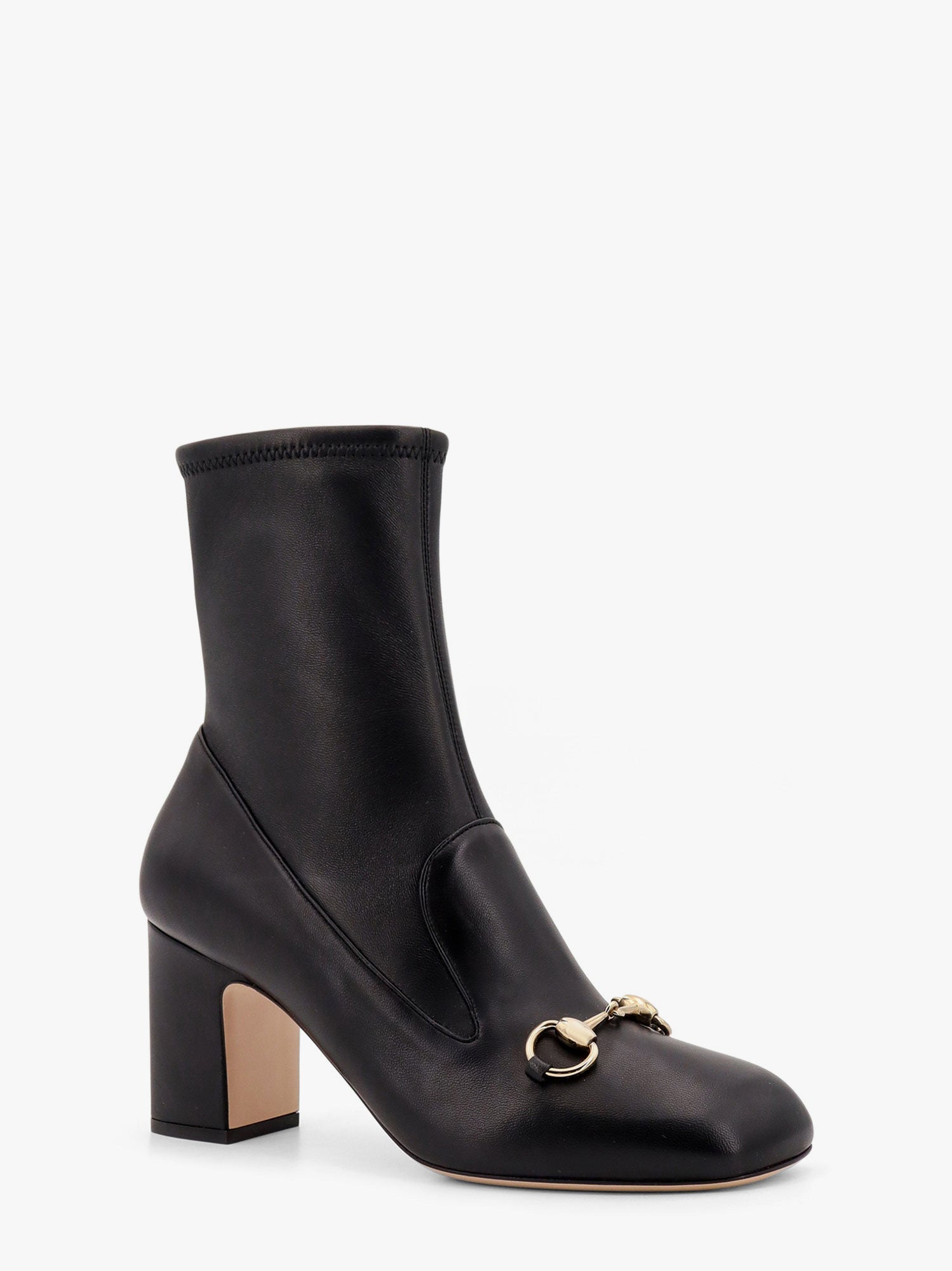 Tenisky a topánky Gucci Leather Ankle Boots with Horsebit Detail Čierna | 794334AADP31000, 1