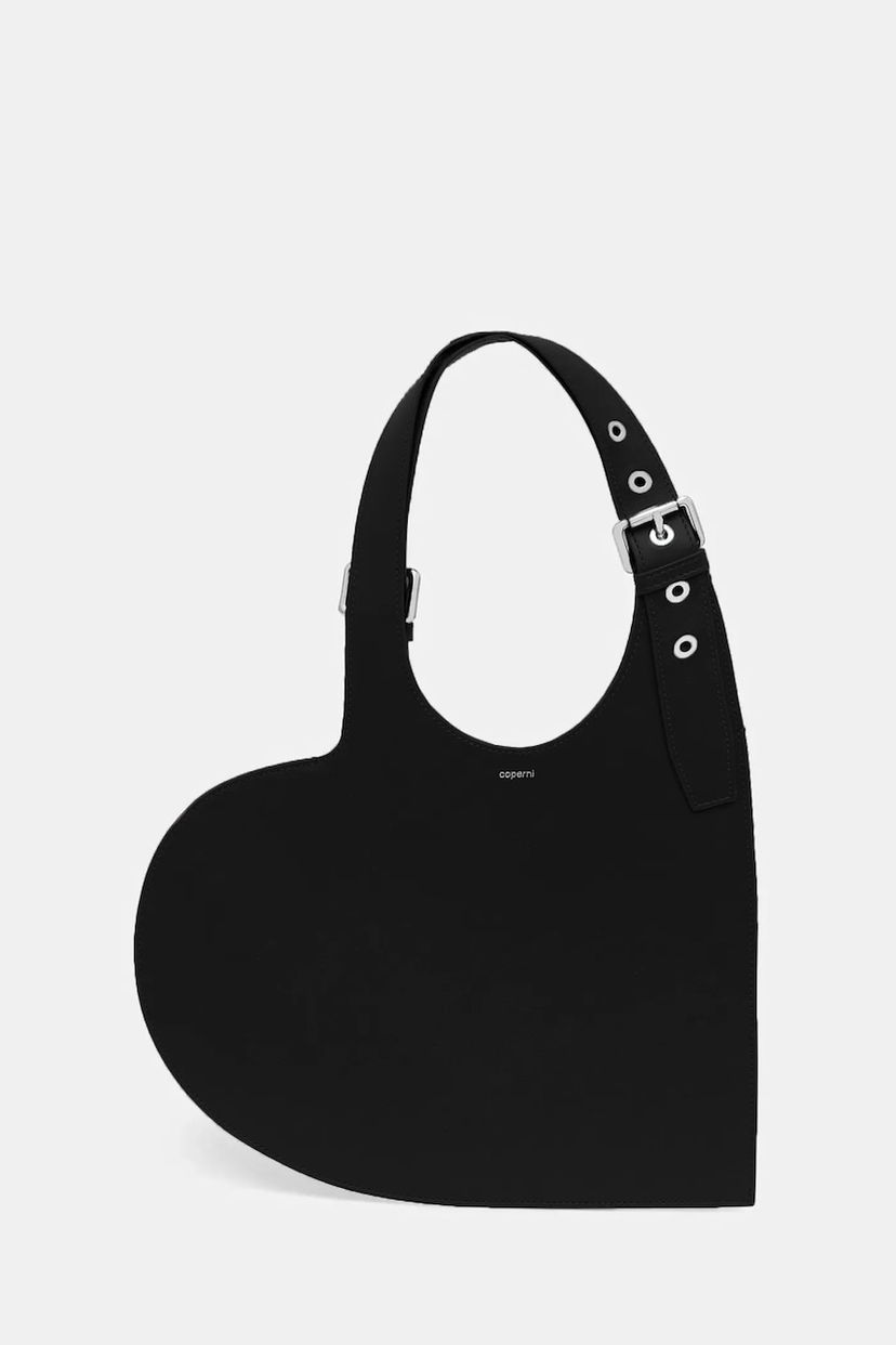 Tote bag Coperni Coperni Belt Heart Tote Bag Čierna | COPBA112F6062