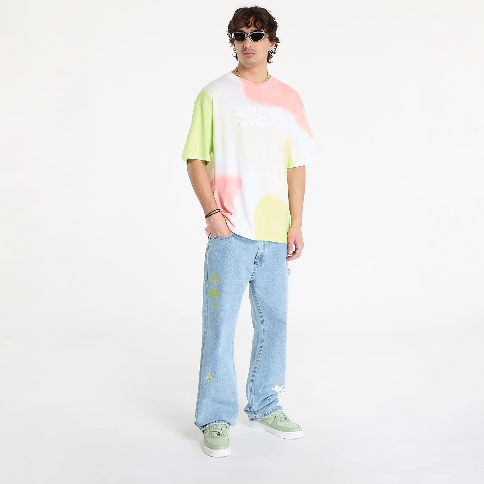 Spiritual Gangster Prism Lights Tie-Dye T-Shirt