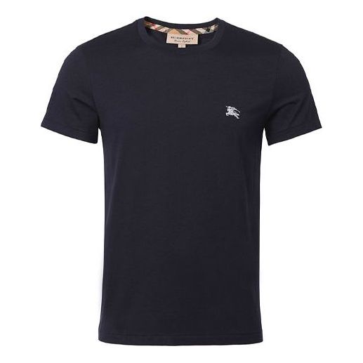 Tričko Burberry Burberry Logo Round Neck T-Shirt Navy | 80038291, 0