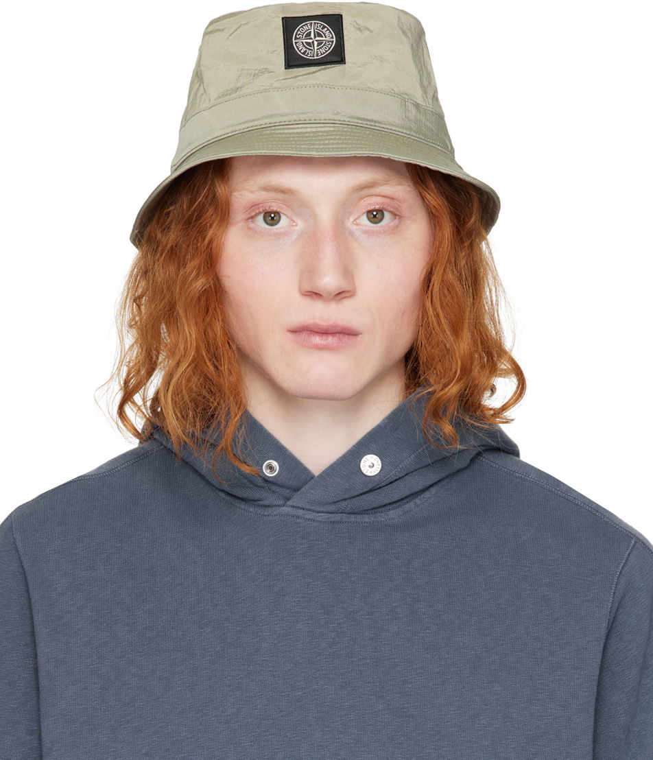 Klobúk Stone Island Nylon Metal Bucket Hat "Khaki" Zelené | 801599376, 0