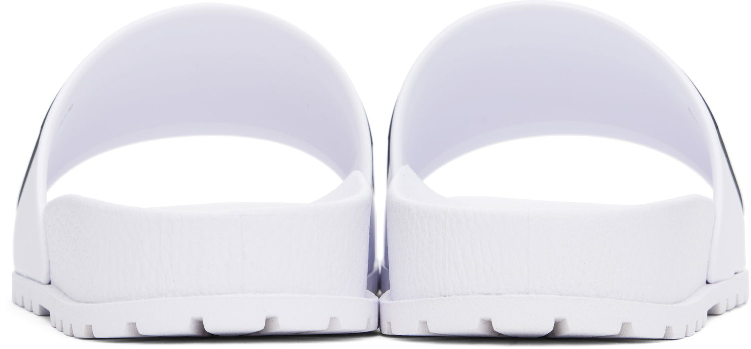 Tenisky a topánky Versace Versace Jeans Couture Logo Shelly Pool Slides Biela | E78VA3SQ2_E71352, 1