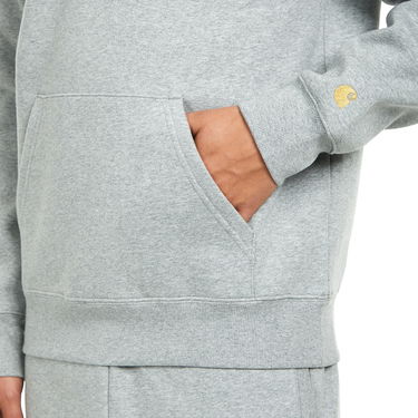 Mikina Carhartt WIP Chase Neck Zip Sweat Šedá | I027038.00M.XX, 3