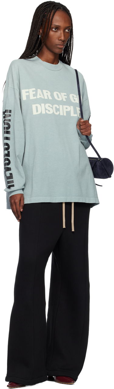 Tričko Fear of God Relaxed Long Sleeve 'Disciple' T-shirt Modrá | FG25FW10-10404HWJUS, 3