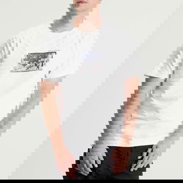 Tričko Maharishi Maharishi Travellers In Snow Graphic Tee, Size Large Biela | 2213-WHT, 2