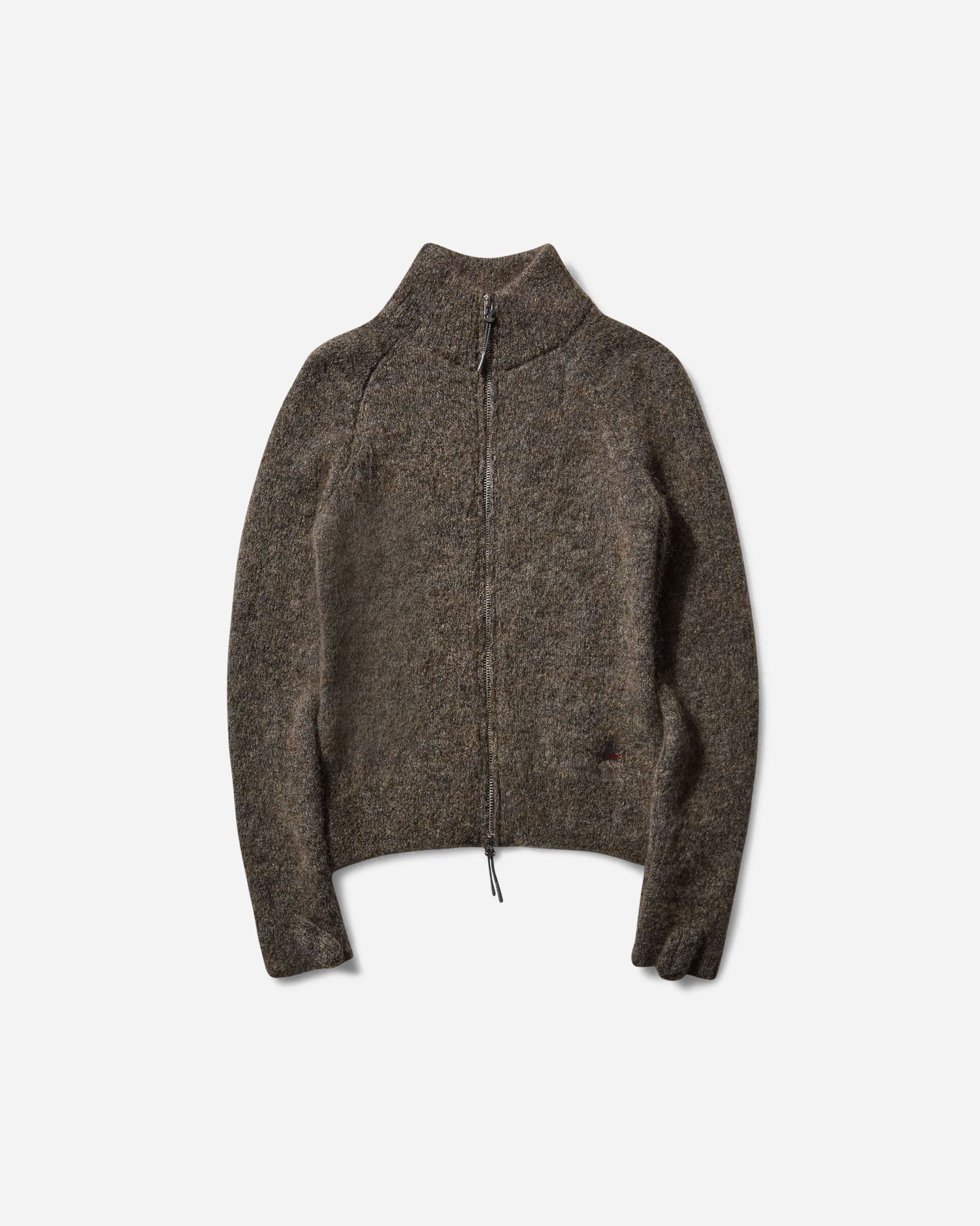 Sveter ROA Tasna Mohair Zip Up Sweater Hnedá | RBWW062YA23 BEG0025, 1