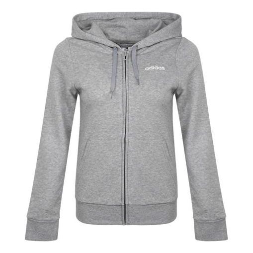 Mikina adidas Originals Training Full-Zip Hoodie Šedá | DU0664, 0
