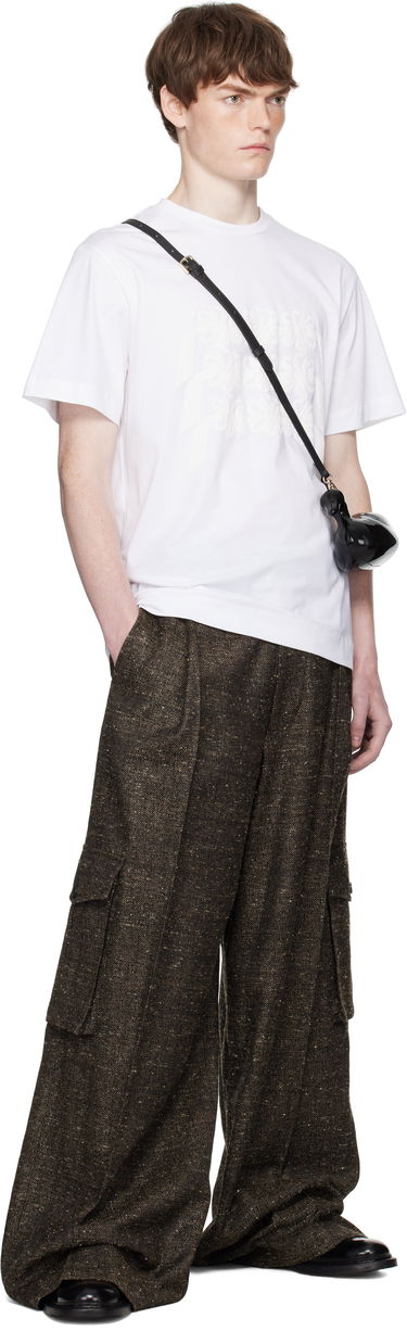 Tričko Simone Rocha Simone Rocha Daisy Chain Print T-Shirt Biela | 5195P46-M 0569, 3