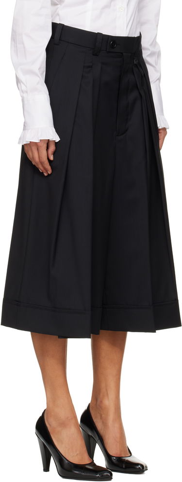 Nohavice Vivienne Westwood Vivienne Westwood Pleated Culottes Čierna | 3F01000C-W01A2-, 1