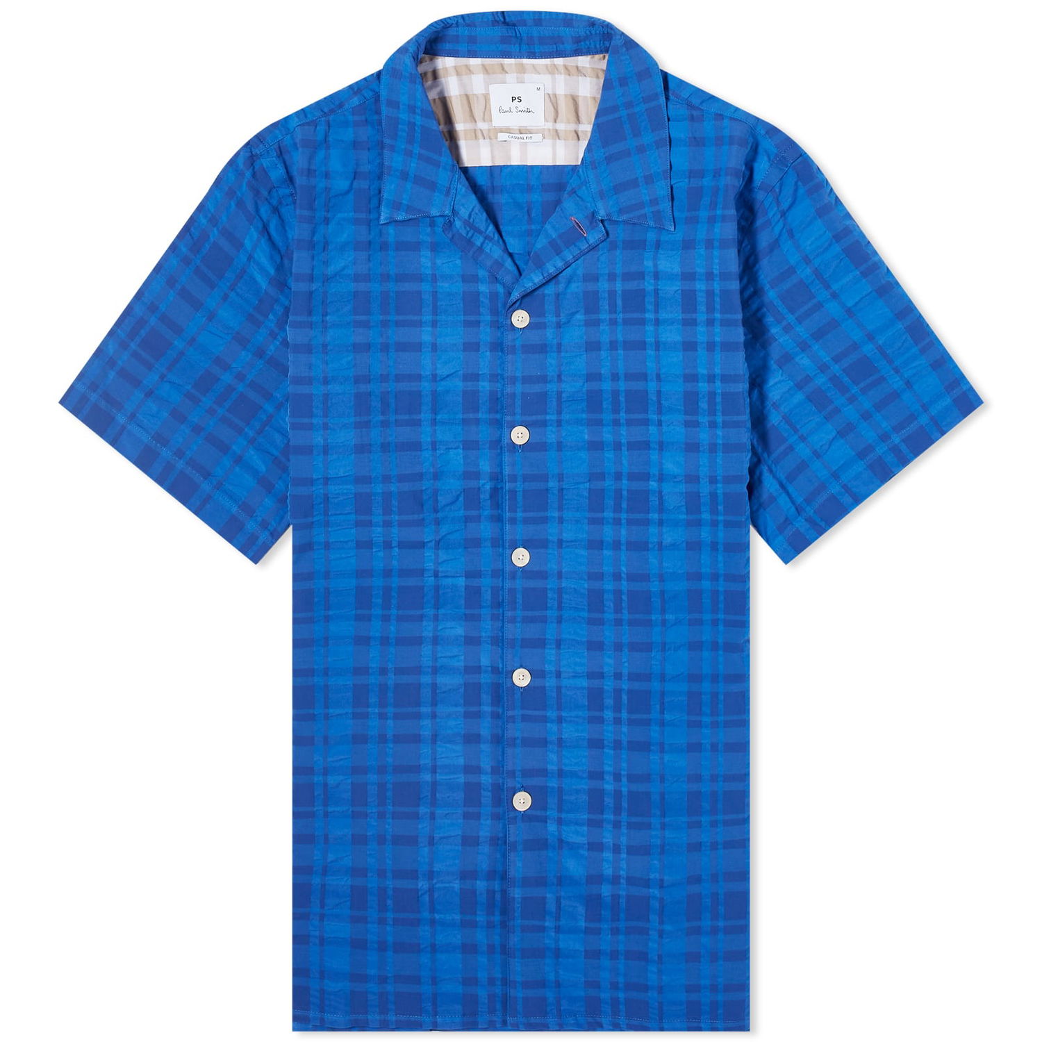 Košeľa Paul Smith Paul Smith Check Vacation Shirt, Size M Modrá | M2R-695U-M22063-45, 1