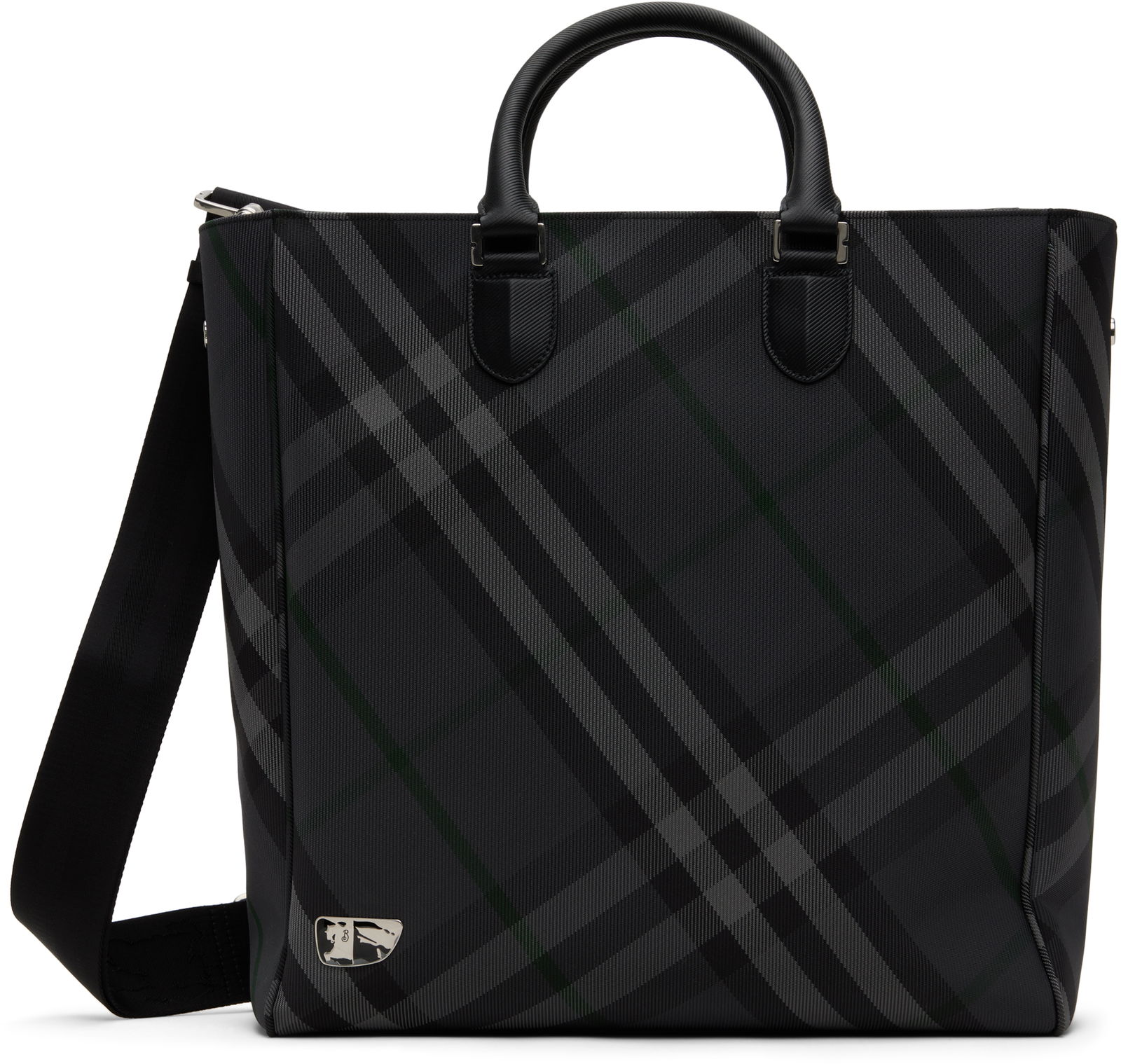 Grid Check Tote Bag