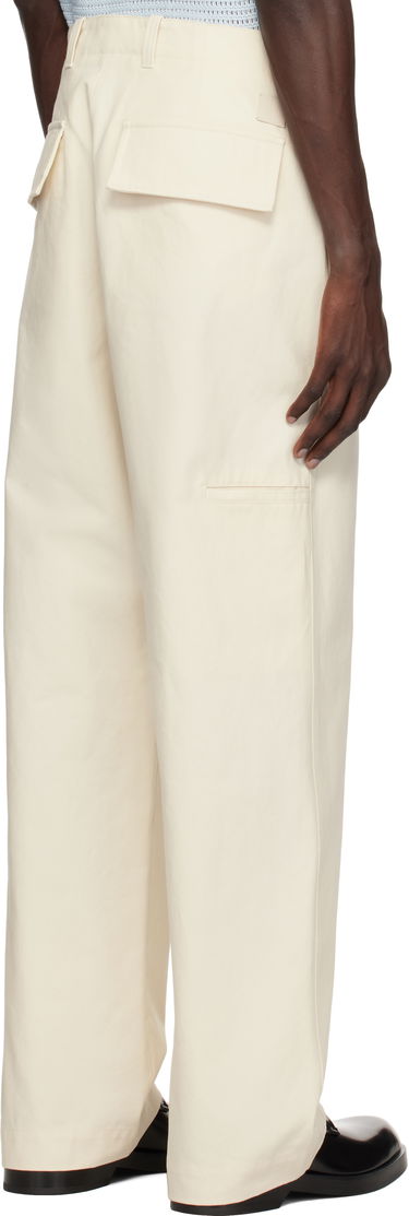 Cargo nohavice Jil Sander Jil Sander Heavy Cotton Canvas Trousers Béžová | J47KA0269_J45267, 2