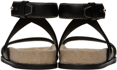 Oblečenie TOTEME TOTEME Leather Chunky Sandals Čierna | 242-WAS2047-LE0051, 1