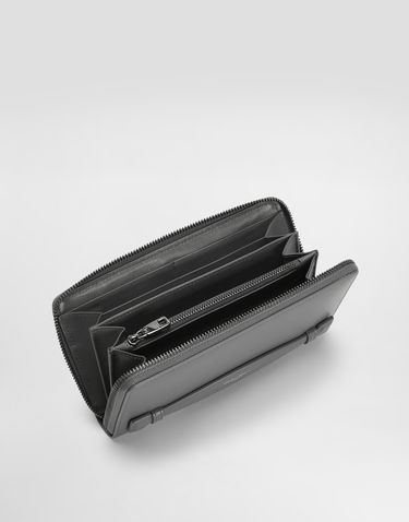 Peňaženka Dolce & Gabbana Dolce & Gabbana Zip-Around Calfskin Wallet Šedá | BP1672AV95680730, 3