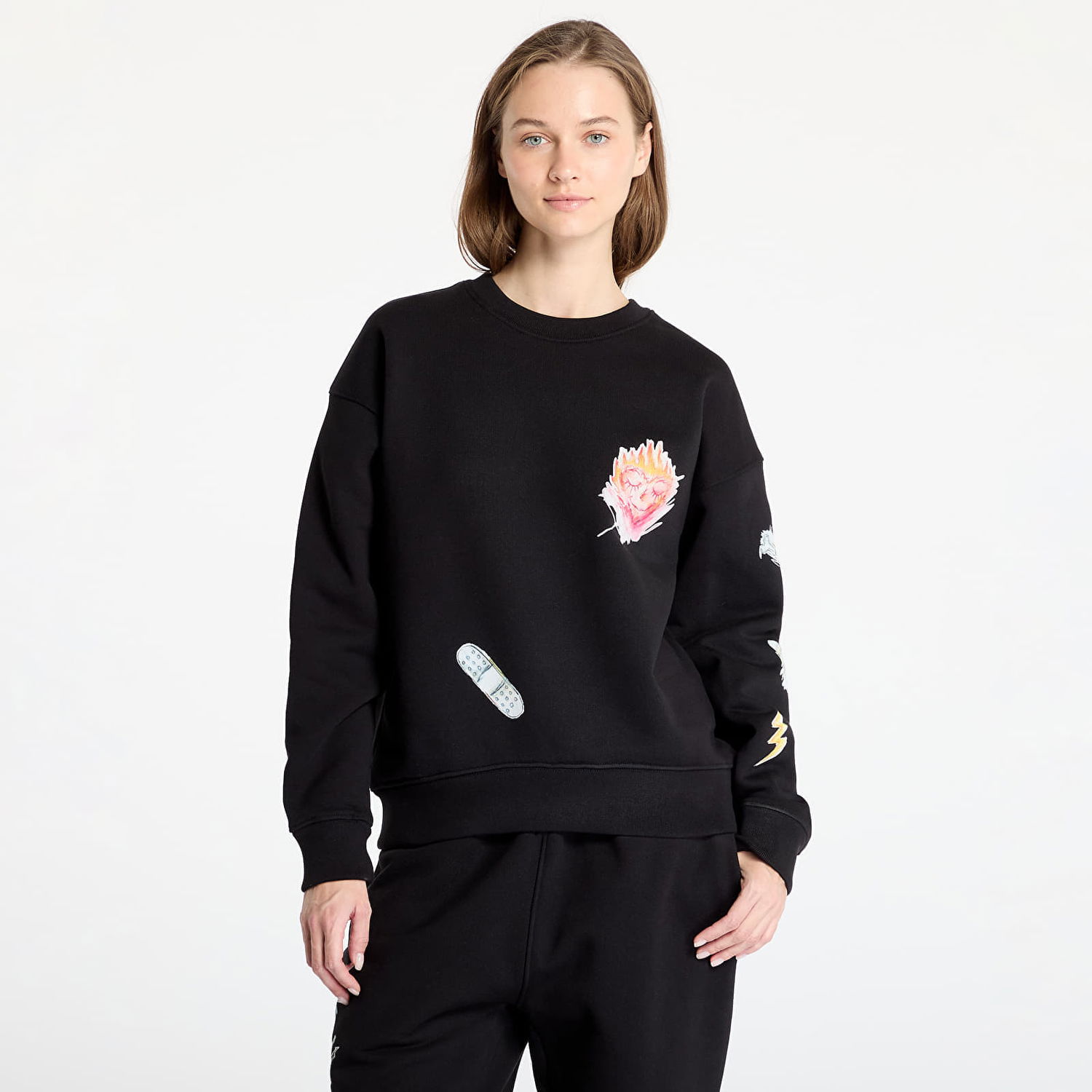 Mikina Footshop FTSHP x Kurňavka Crewneck Čierna | FTSHP_476, 1