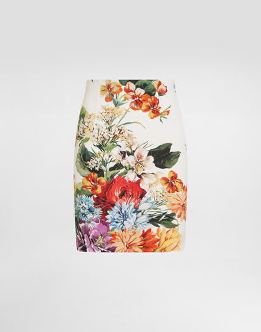 Sukňa Dolce & Gabbana Dolce & Gabbana Flower Bouquet Print Mini Skirt Rôznofarebný | F4C6HTFSRQUHA5PC, 0