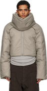 Rick Owens DRKSHDW Concordians Convertible Cropped High-Neck Puffer Jacket