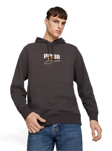 Mikina Puma Felpa con cappuccio con Šedá | 538244_01