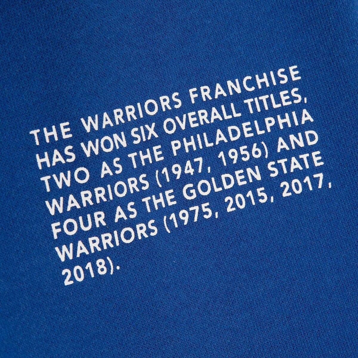 NBA Golden State Warriors Team Origins Fleece Hoodie