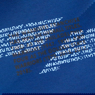 Mikina Mitchell & Ness NBA Golden State Warriors Team Origins Fleece Hoodie Navy | FPHD4849-GSWYYPPPROYA, 4