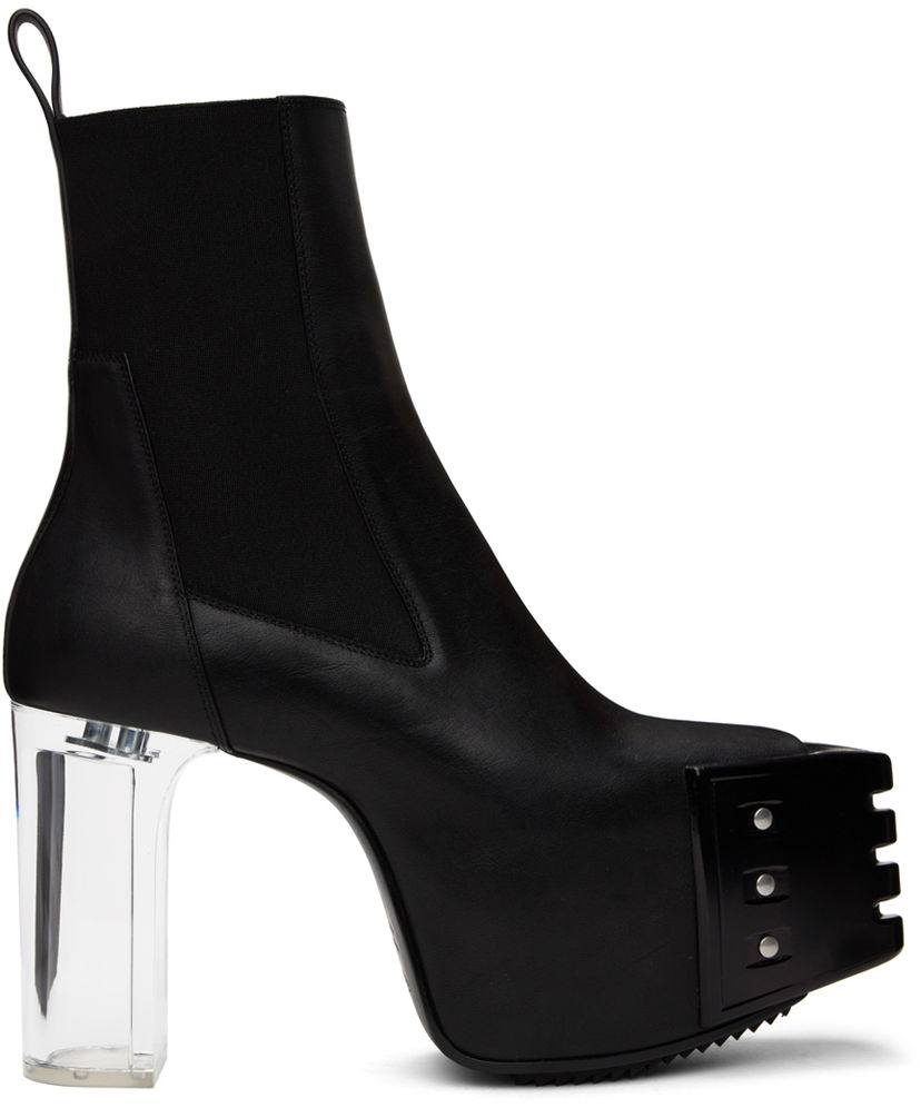 Tenisky a topánky Rick Owens Platform Chelsea Boots Čierna | RU01D3825 LOOGR0