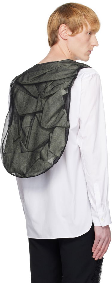 Košeľa Comme des Garçons Homme Plus Broad & Tulle Cotton Cloth Collarless Shirt Biela | PO-B013-051, 2