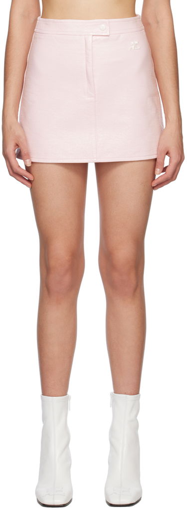 Sukňa Courrèges Zip-Fly Miniskirt Ružová | PERCJU001VY0003, 0