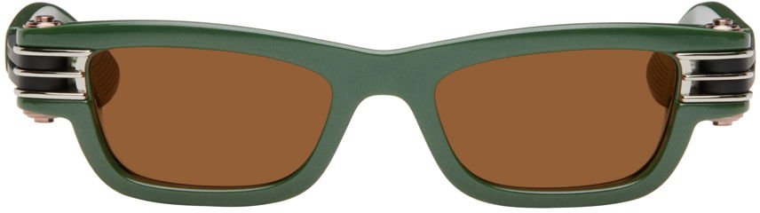 Slnečné okuliare Bottega Veneta Squared Sunglasses Zelené | BV1308S-003, 0