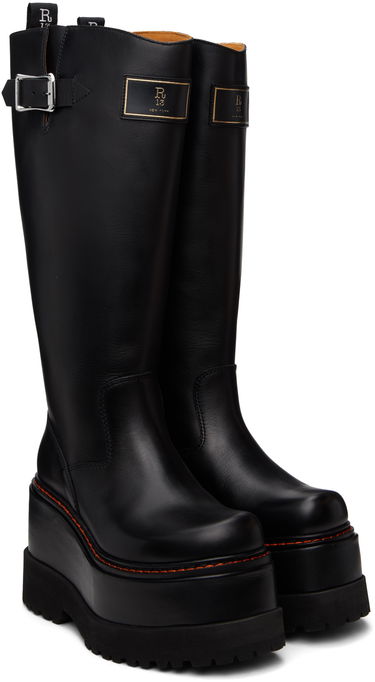 Oblečenie R13 R13 Engineer Platform Boots Čierna | R13WS050-S001A, 3