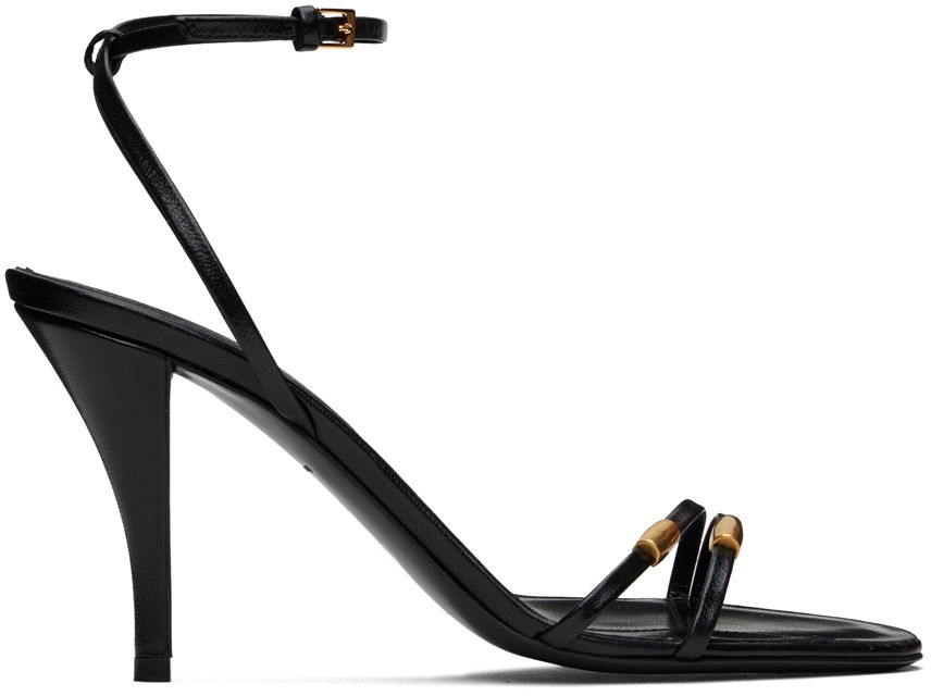 Doplnky The Row The Row Cleo Bijoux Leather Heeled Sandals Čierna | F1507-L35, 0