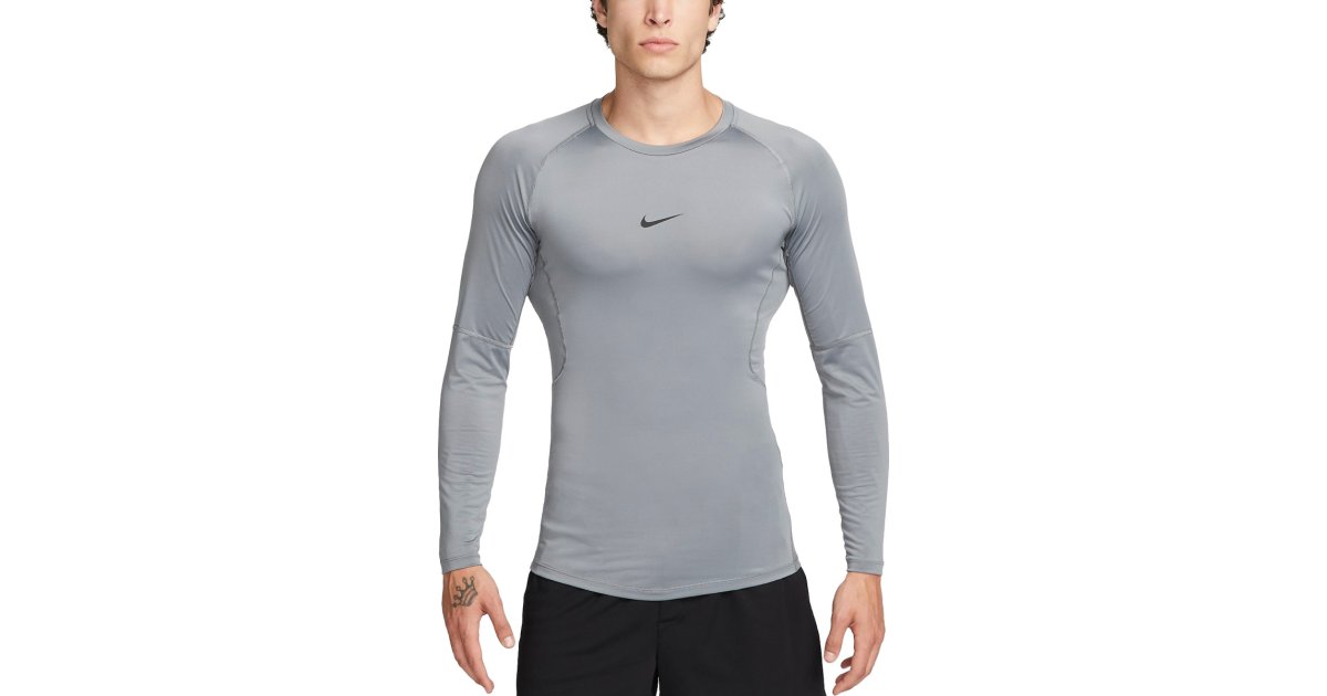 Tričko Nike Pro T-shirt Šedá | fb7919-084, 1