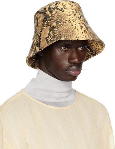 Klobúk Dries Van Noten Dries Van Noten Leather Bucket Hat Žltá | 251-029501-1545, 1