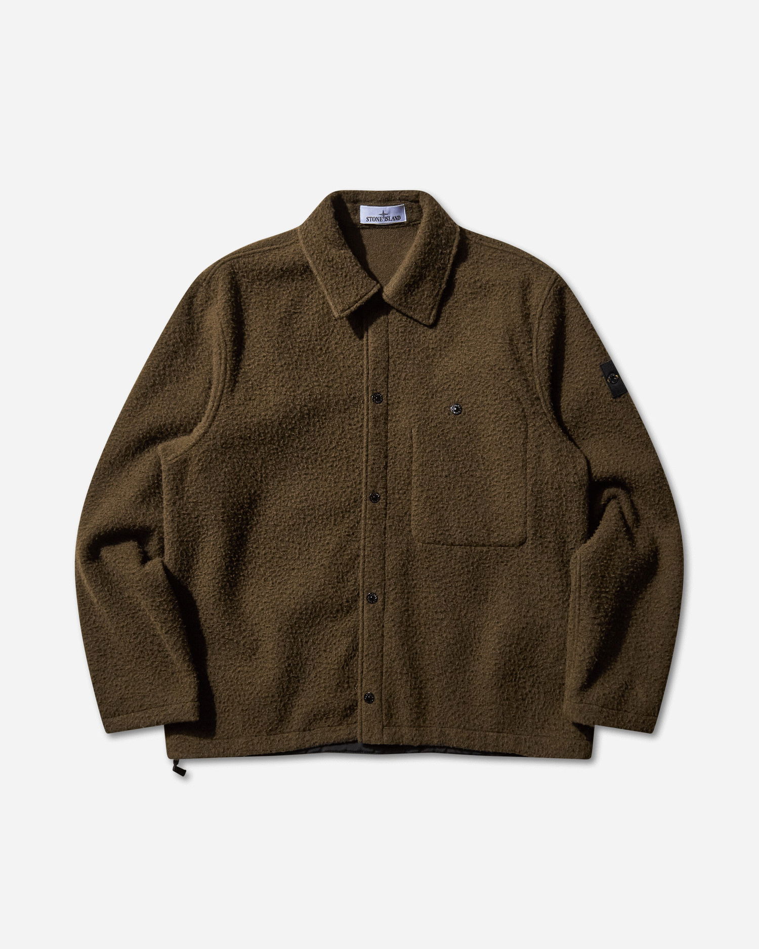Košeľa Stone Island Panno Ratinato Overshirt Hnedá | K2S15-1200021-S0214 V0054, 1