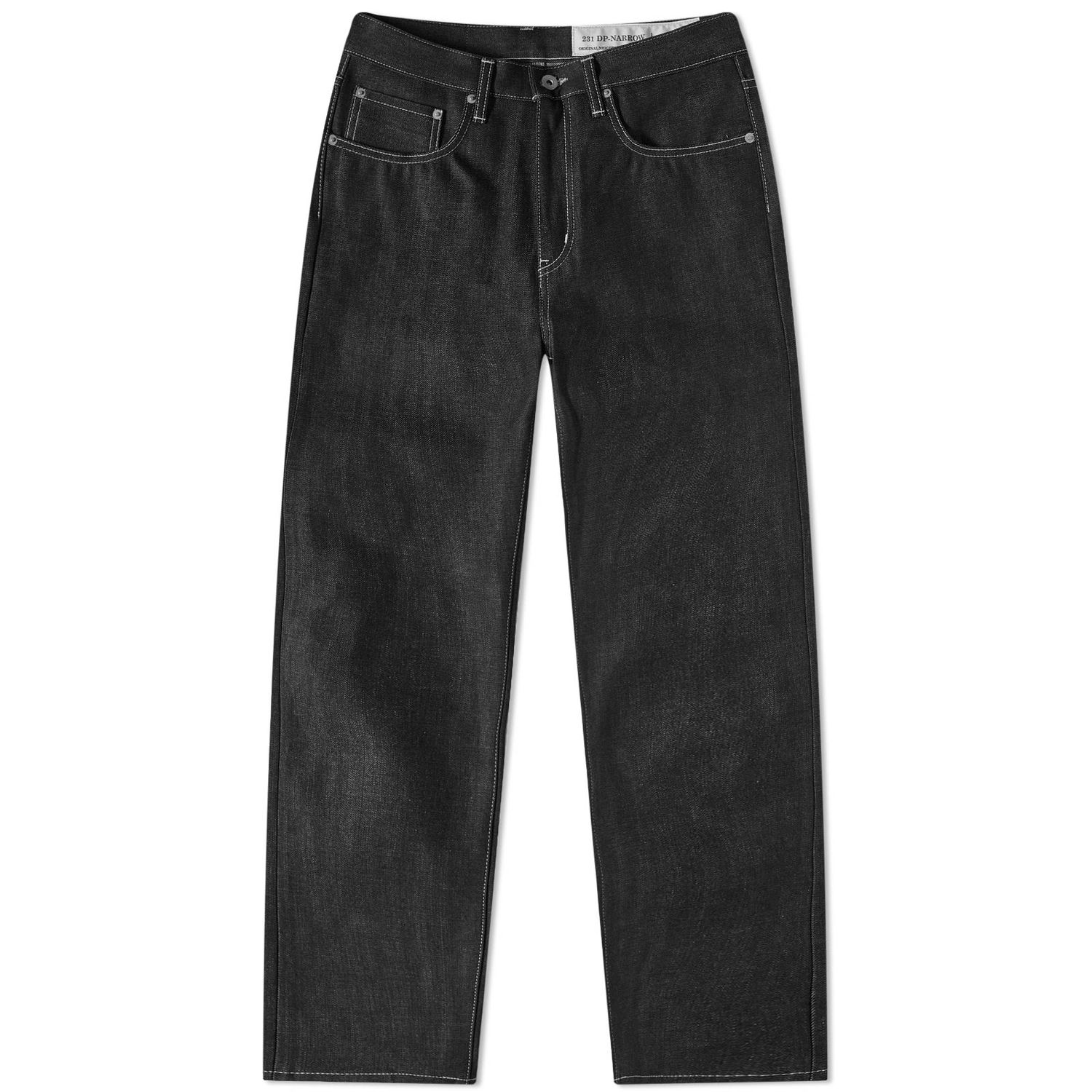 Džínsy Neighborhood Rigid Denim Narrow Jeans Čierna | 231XBNH-PTM03-BLK, 0