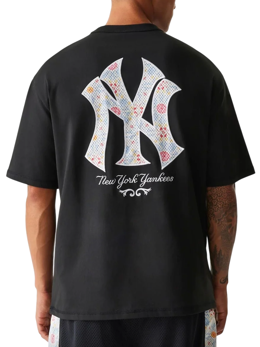 Tričko New Era New Era MLB New York Yankees Infill Oversized T-Shirt Čierna | 60667838-60667838, 1