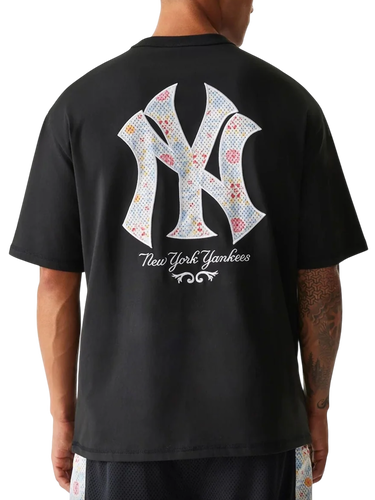Tričko New Era New Era MLB New York Yankees Infill Oversized T-Shirt Čierna | 60667838-60667838, 1