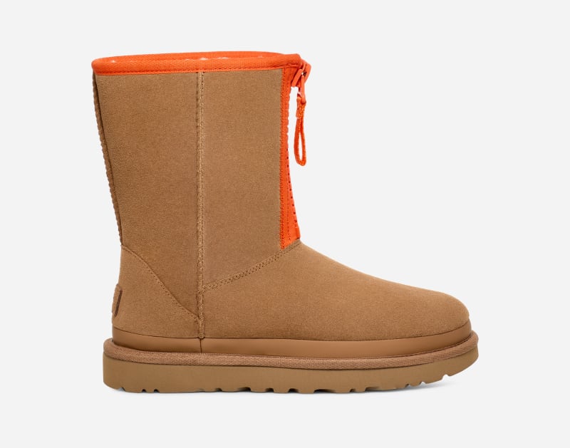 Tenisky a topánky UGG ® Classic Short Zipper Tape Béžová | 1144035-CHE, 0
