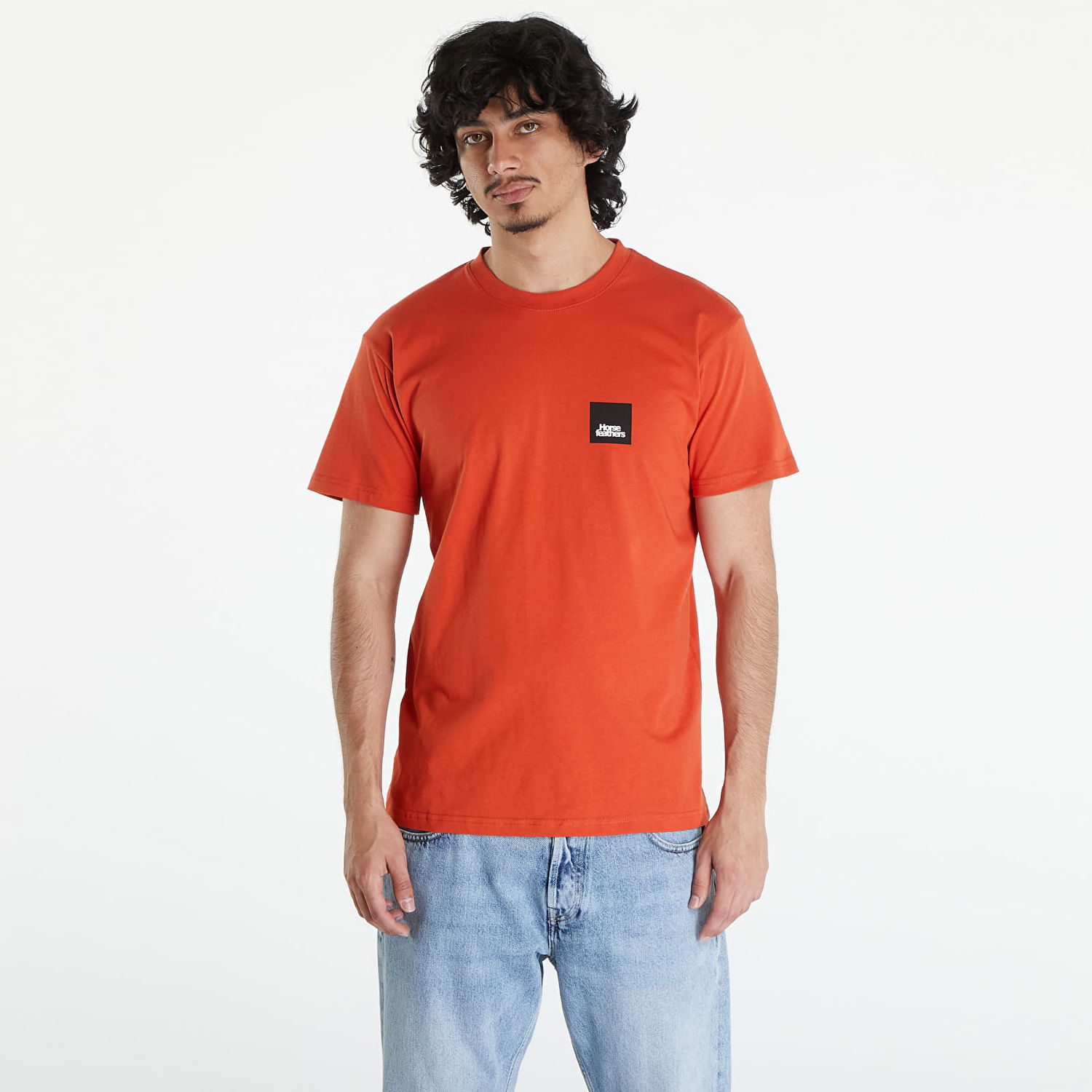 Tričko Horsefeathers Minimalist II T-Shirt Orange Rust Oranžová | SM1310H, 0