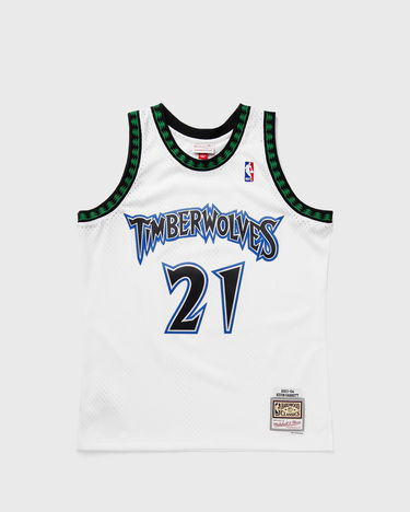 Dres Mitchell & Ness Mitchell & Ness Minnesota Timberwolves Kevin Garnett #21 Jersey Biela | JY11624-MTIWHIT, 0