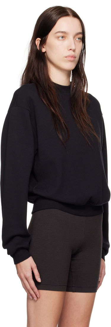 Mikina SKIMS Fleece Classic Crewneck Sweatshirt Čierna | TP-PLO-4474, 1