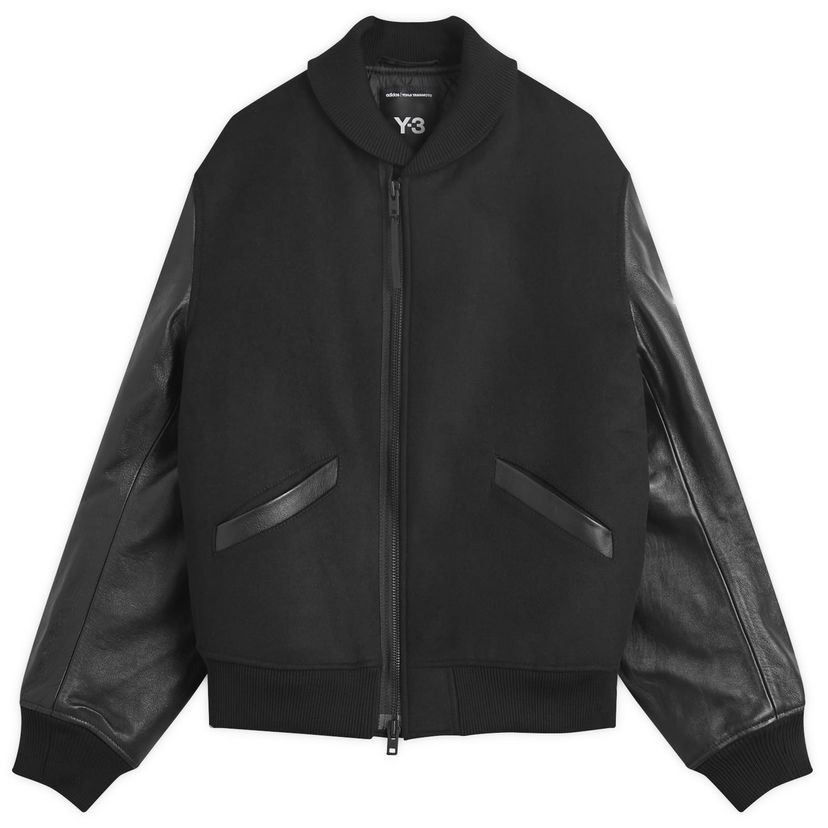 Bomber bunda Y-3 Y-3 Varsity Jacket, Size Small Čierna | JX7338
