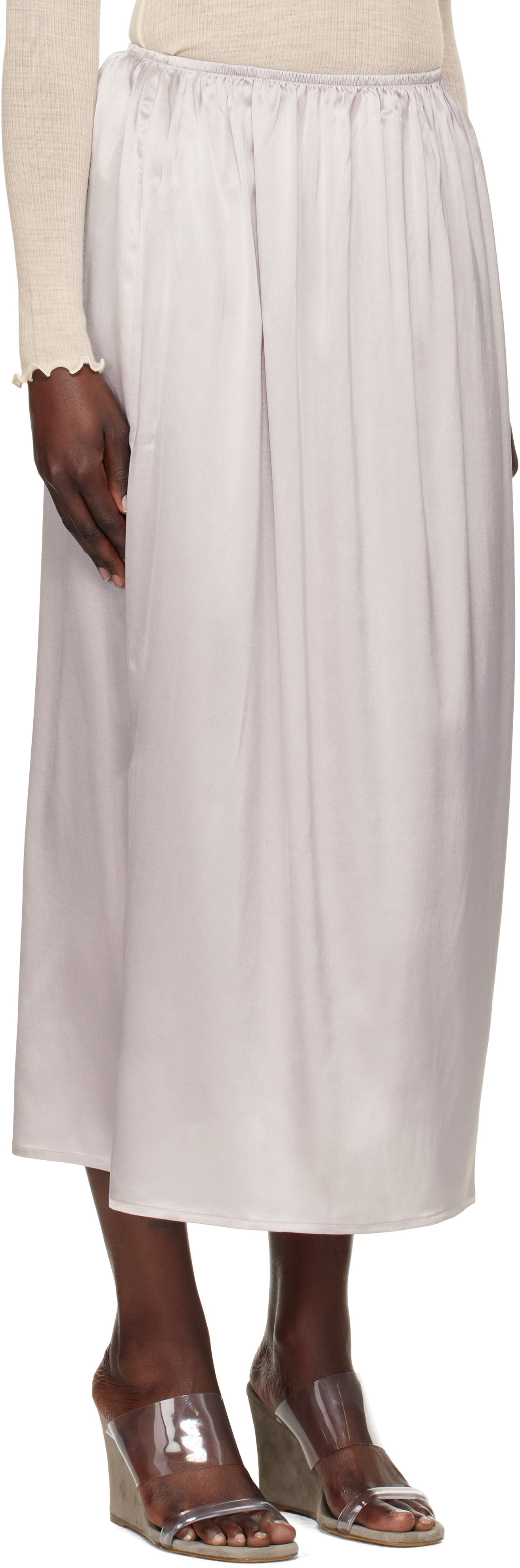 Sukňa Baserange Baserange City Midi Skirt Fialová | SKCI-SI-SP25, 1