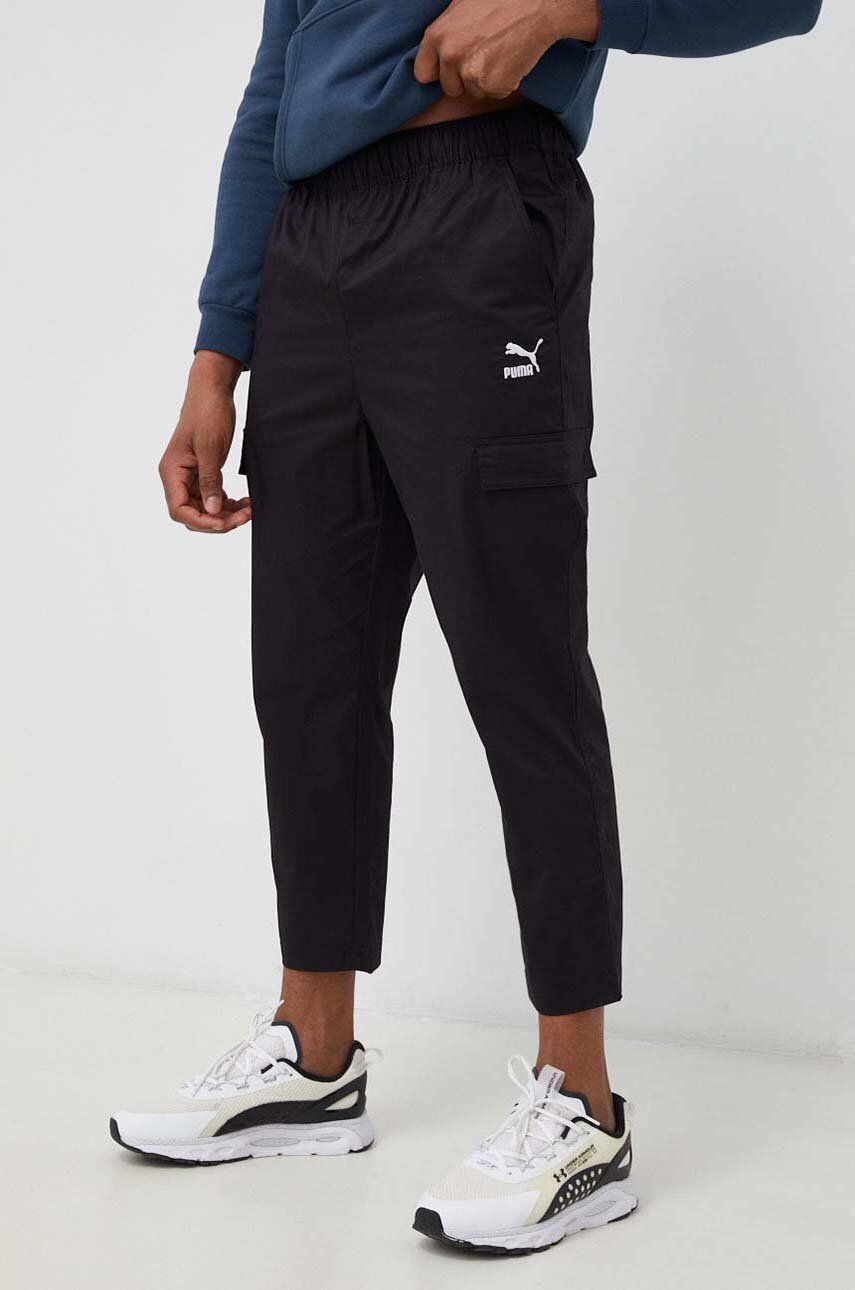 Nohavice a džínsy Puma Classic Woven Lifestyle Pant Čierna | 535605, 0