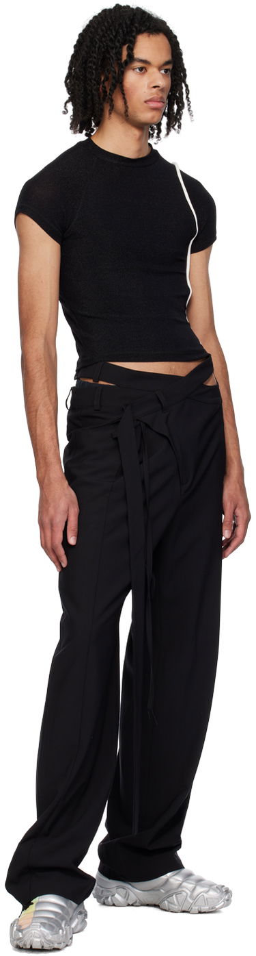 Tričko Ottolinger Ottolinger Cropped T-Shirt Čierna | 407202, 3