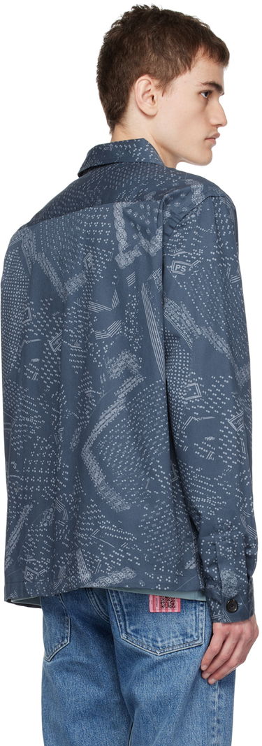Bunda Paul Smith PS Paul Smith Bandana Print Jacket Modrá | M2R-352Y-L21842, 2
