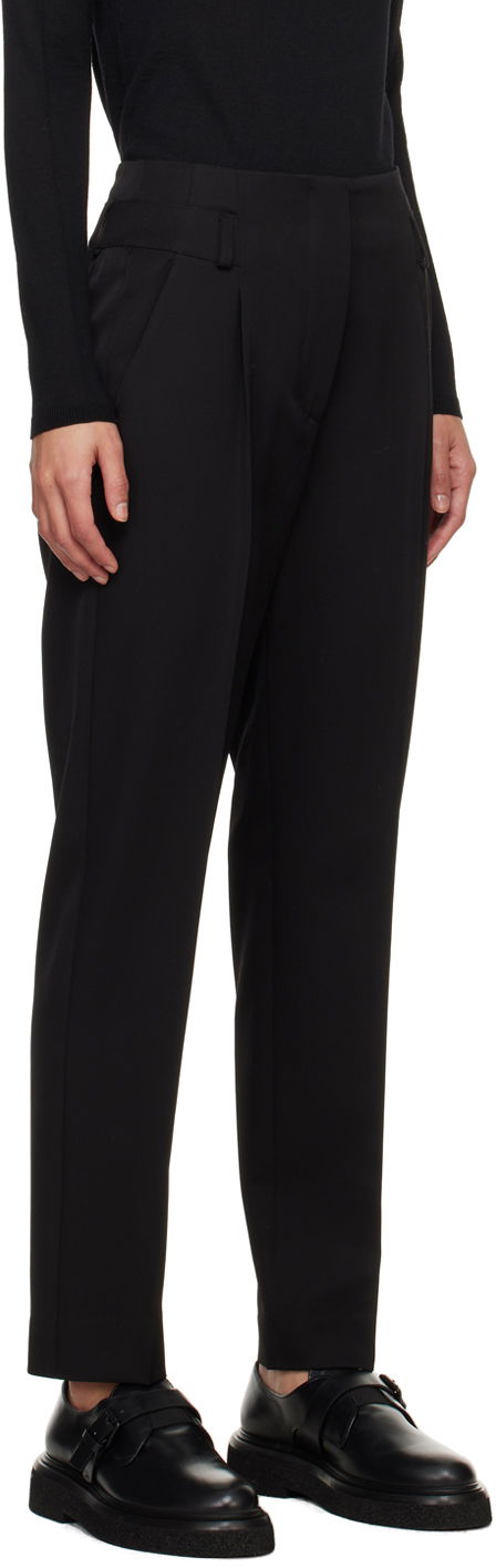 Nohavice Max Mara Black Pleated Dress Trousers Čierna | 2411131151600, 1
