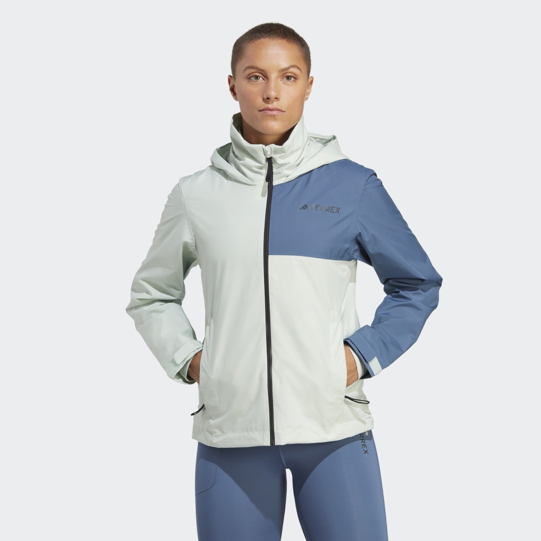 Vetrovka adidas Originals Terrex Multi RAIN.RDY 2-Layer Rain Jacket Rôznofarebný | HN5458, 0