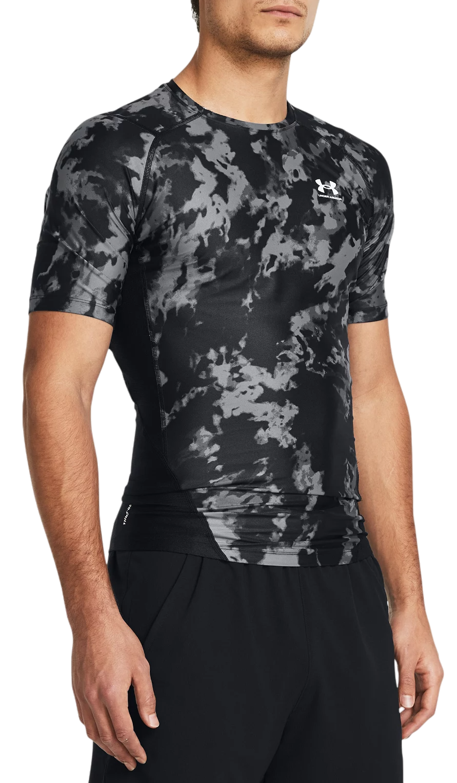 Tričko Under Armour HeatGear® Iso-Chill Printed Čierna | 1383774-001, 0